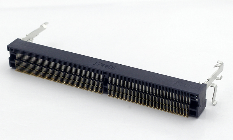 SODDR4 9.2 260PIN STD TYPE黑色内存条连接器1744b6